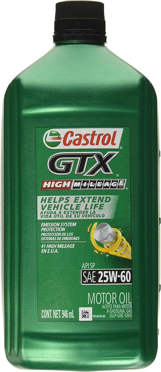Castrol GTX ALTO KILOMETRAJE 25w-60 - Escarabajo Refacciones & Accesorios
