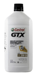 Castrol GTX 20w-50 - Escarabajo Refacciones & Accesorios