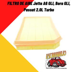 FILTRO DE AIRE Jetta A6 GLI, Bora GLI, Passat 2.0L Turbo - Escarabajo Refacciones & Accesorios