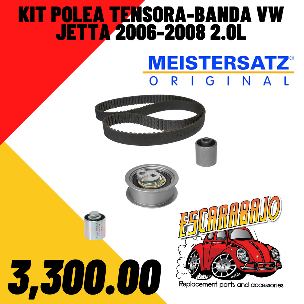 Kit Polea Tensora-banda Vw Jetta 2006-2008 2.0l