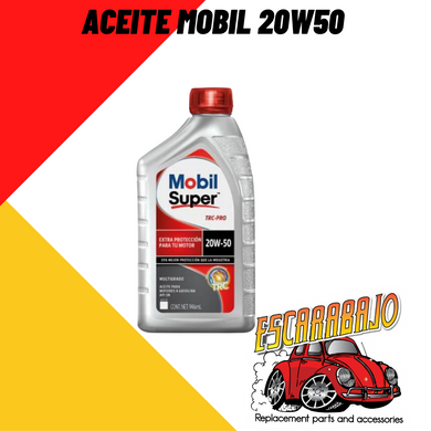 ACEITE MOBIL SUPER TRC-PRO 20W50 - Escarabajo Refacciones & Accesorios